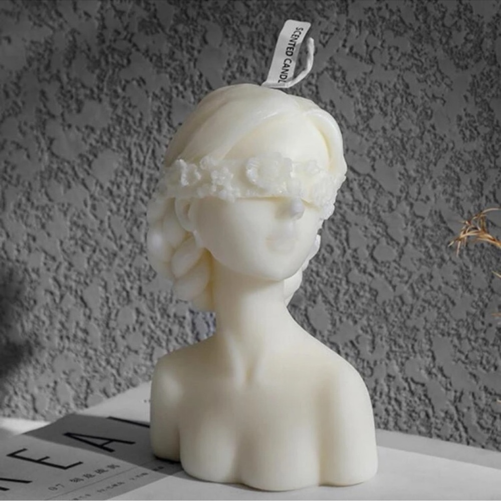 Woman Figurine Wax Candle